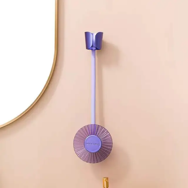 Bathroom Storage Hair Dryer Wall-mounted Rotatable Rack